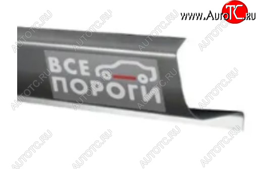 1 599 р. Правый металлический ремонтный порог (полнопрофильный) VSEPOROGI Toyota Hilux Surf N210 рестайлинг (2005-2009)  с доставкой в г. Керчь