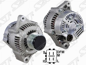 Генератор (80A/ 12V) (1KDFTV) SAT Toyota Hilux Surf  N180 - Land Cruiser  90