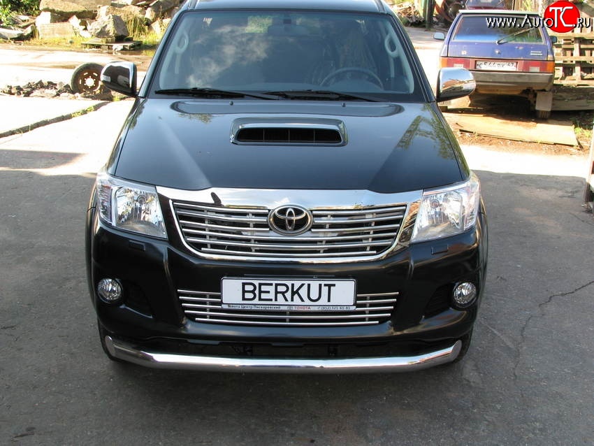 5 599 р. Декоративная вставка решетки радиатора Berkut Toyota Hilux AN20,AN30  2-ой рестайлинг (2011-2016)  с доставкой в г. Керчь