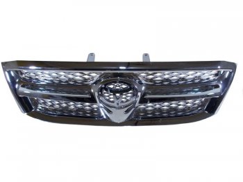 Решётка радиатора SAT Toyota Hilux  AN10,AN20 (2004-2008) дорестайлинг (хром)