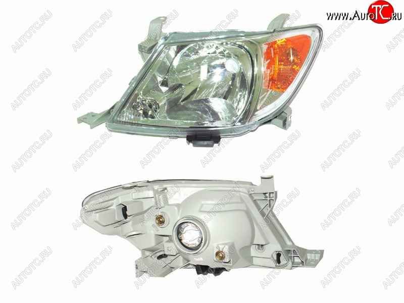 3 599 р. Левая фара SAT  Toyota Hilux  AN10,AN20 (2004-2008) дорестайлинг  с доставкой в г. Керчь