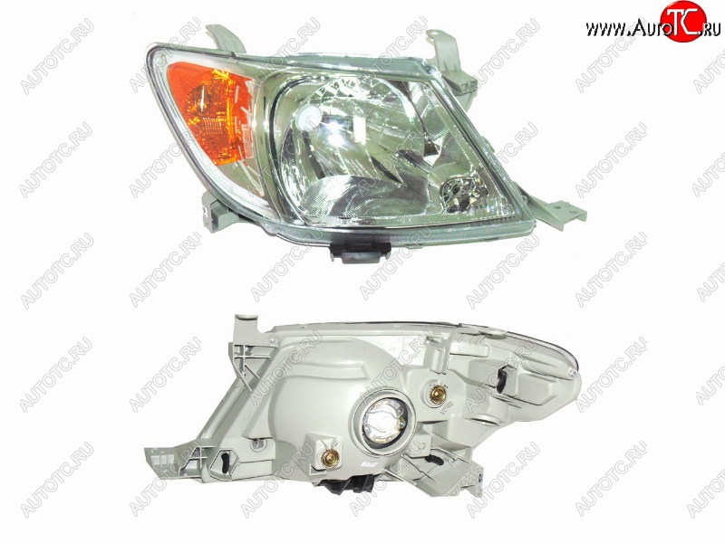 3 599 р. Правая фара SAT  Toyota Hilux  AN10,AN20 (2004-2008) дорестайлинг  с доставкой в г. Керчь