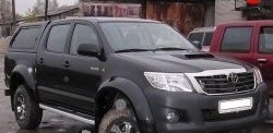 30 699 р. Накладки на колёсные арки с выносом 120 мм Delta 4x4 Toyota Hilux AN10,AN20 дорестайлинг (2004-2008) (Неокрашенные)  с доставкой в г. Керчь. Увеличить фотографию 2