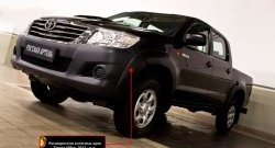 17 499 р. Накладки на колёсные арки RA (комплект) Toyota Hilux AN20,AN30  2-ой рестайлинг (2011-2016) (Поверхность глянец (под окраску), Неокрашенные)  с доставкой в г. Керчь. Увеличить фотографию 3