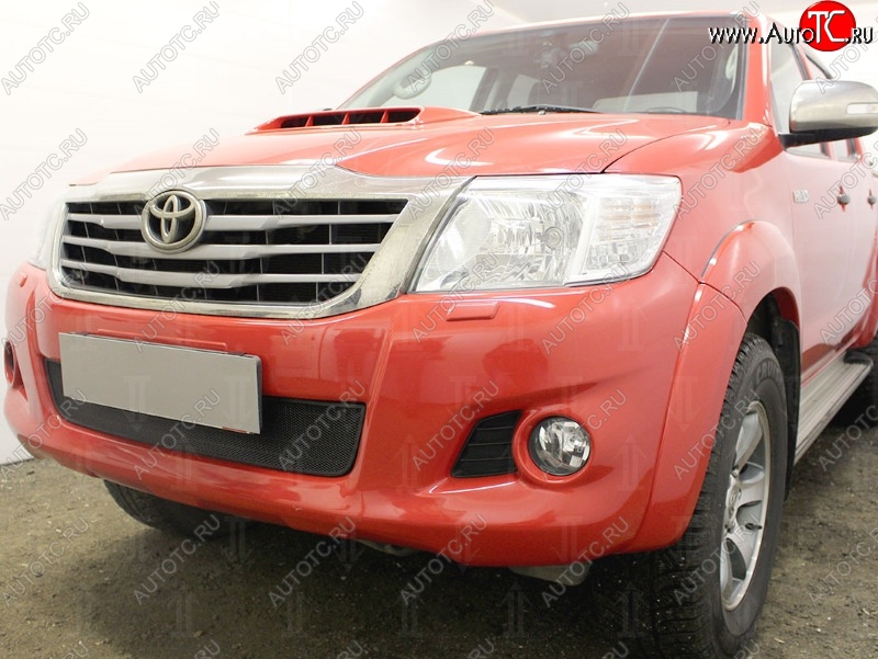 1 499 р. Защитная решётка в воздуховод автомобиля Russtal Toyota Hilux AN20,AN30  2-ой рестайлинг (2011-2016)  с доставкой в г. Керчь