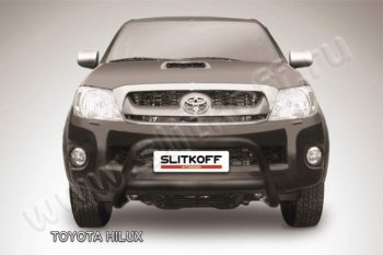 Кенгурятник d57 низкий Slitkoff Toyota Hilux  AN10,AN20 (2008-2011) 1-ый рестайлинг