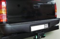 7 549 р. Фаркоп (c задним силовым бампером) Лидер Плюс (до 2000 кг)  Toyota Hilux  AN10,AN20 (2008-2011) 1-ый рестайлинг (Без электропакета)  с доставкой в г. Керчь. Увеличить фотографию 2