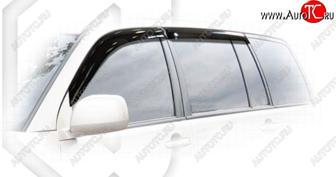 2 079 р. Дефлектора окон (U20-U28) CA-Plastic  Toyota Kluger  XU20 (2000-2003) дорестайлинг (Classic полупрозрачный, Без хром.молдинга, Крепление только на скотч)  с доставкой в г. Керчь