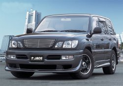 18 749 р. Накладка на передний бампер JAOS Toyota Land Cruiser 10 100 дорестайлинг (1998-2002) (Неокрашенная)  с доставкой в г. Керчь. Увеличить фотографию 3
