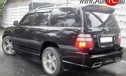 14 949 р. Пороги накладки Hunter Toyota Land Cruiser 100 1-ый рестайлинг (2002-2005) (Неокрашенные)  с доставкой в г. Керчь. Увеличить фотографию 2