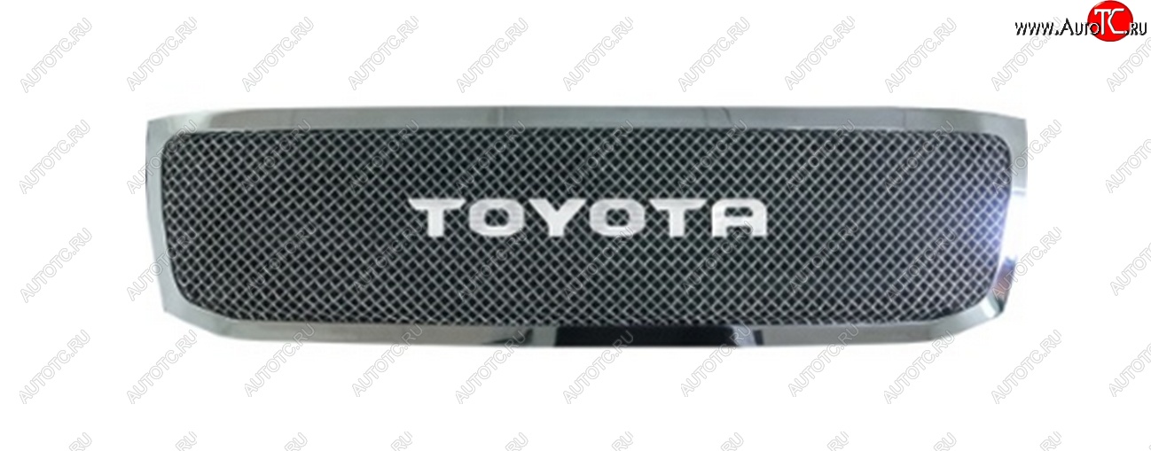 12 999 р. Решетка радиатора CrTuning Toyota Land Cruiser 100 дорестайлинг (1998-2002) (Стандарт - TOYOTA)  с доставкой в г. Керчь