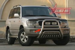 Защита переднего бампера Souz-96 (d76) Toyota Land Cruiser 10 100 дорестайлинг (1998-2002)