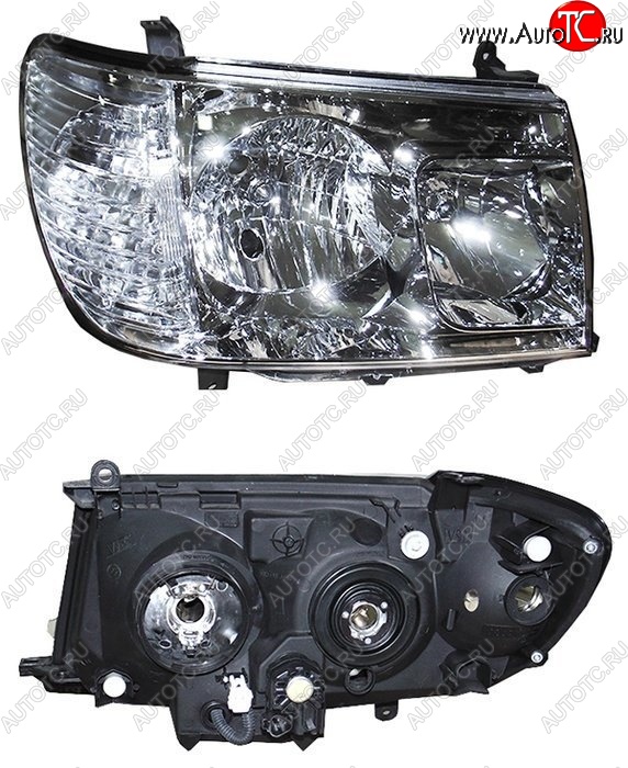 4 999 р. Правая фара SAT (под ксенон) Toyota Land Cruiser 100 2-ой рестайлинг (2005-2007)  с доставкой в г. Керчь