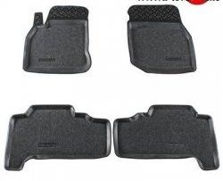 Комплект ковриков в салон Aileron 4 шт. (полиуретан, покрытие Soft) Toyota Land Cruiser  100 (1998-2007) дорестайлинг, 1-ый рестайлинг, 2-ой рестайлинг