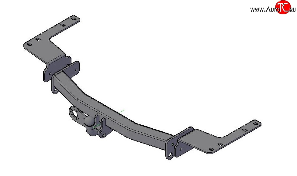 4 499 р. Фаркоп Russtal Toyota Land Cruiser 100 2-ой рестайлинг (2005-2007)  с доставкой в г. Керчь