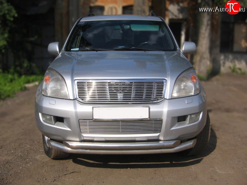 5 599 р. Декоративная вставка воздухозаборника (номер на бампере) Berkut Toyota Land Cruiser Prado J120 (2002-2009)  с доставкой в г. Керчь