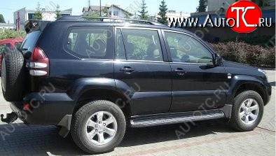 10 349 р. Спойлер CT v1 Toyota Land Cruiser Prado J120 (2002-2009) (Неокрашенный)  с доставкой в г. Керчь