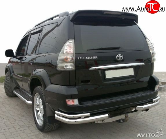 7 899 р. Спойлер Style  Toyota Land Cruiser Prado  J120 (2002-2009) (Неокрашенный)  с доставкой в г. Керчь