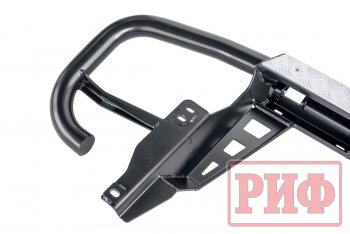 50 189 р. Бампер задний силовой РИФ Toyota Land Cruiser Prado J120 (2002-2009) (С квадратом под фаркоп)  с доставкой в г. Керчь. Увеличить фотографию 7