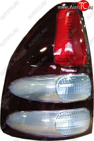 3 169 р. Левый фонарь SAT  Toyota Land Cruiser Prado  J120 (2002-2009)  с доставкой в г. Керчь