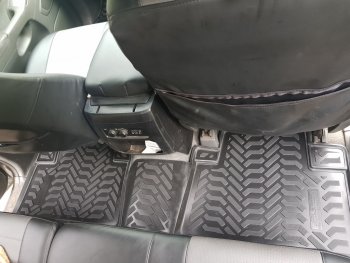 2 099 р. Комплект ковриков в салон (правый руль) Aileron 3D (с подпятником) Toyota Land Cruiser Prado J120 (2002-2009)  с доставкой в г. Керчь. Увеличить фотографию 3