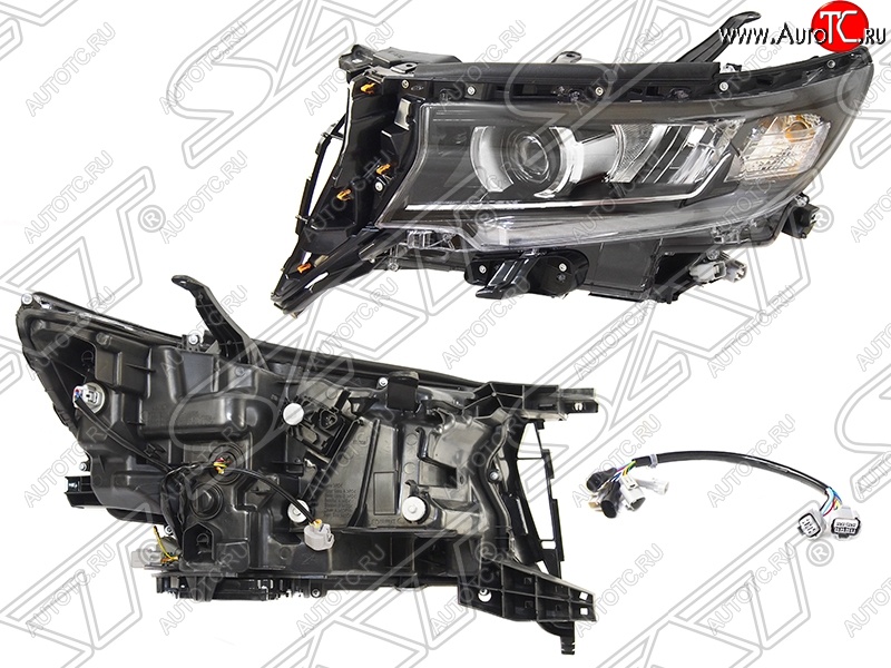 25 449 р. Левая фара SAT (LED)  Toyota Land Cruiser Prado  J150 (2017-2020) 2-ой рестайлинг  с доставкой в г. Керчь