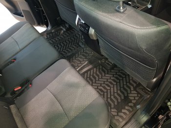 1 989 р. Комплект ковриков в салон Aileron 3D (с подпятником)  Toyota Land Cruiser Prado  J150 (2017-2020) 2-ой рестайлинг  с доставкой в г. Керчь. Увеличить фотографию 5