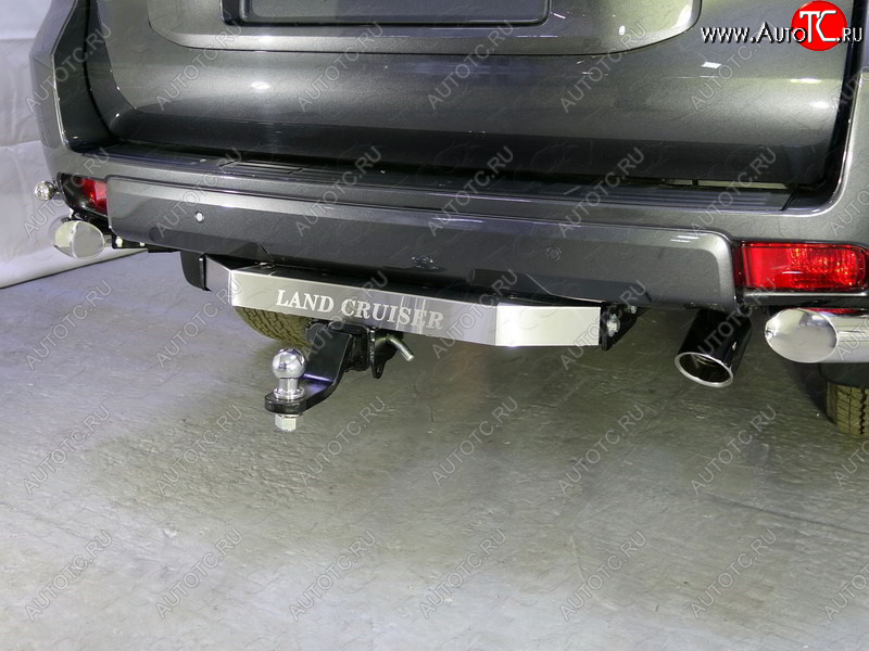 20 999 р. Фаркоп (тягово-сцепное устройство) TCC Black Onyx  Toyota Land Cruiser Prado  J150 (2020-2025) 3-ий рестайлинг (оцинкованный, шар Е , надпись Land Cruiser)  с доставкой в г. Керчь