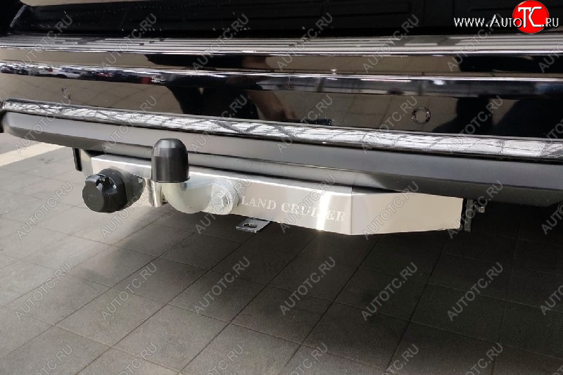19 549 р. Фаркоп (тягово-сцепное устройство) TCC Black Onyx  Toyota Land Cruiser Prado  J150 (2020-2025) 3-ий рестайлинг (оцинкованный, шар F, надпись Land Cruiser)  с доставкой в г. Керчь