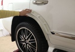 17 499 р. Накладки на колёсные арки Alterego Toyota Land Cruiser 200 1-ый рестайлинг (2012-2015) (Неокрашенные)  с доставкой в г. Керчь. Увеличить фотографию 2