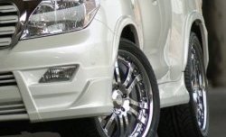 27 649 р. Накладки на колёсные арки Branew Toyota Land Cruiser 200 1-ый рестайлинг (2012-2015) (Неокрашенные)  с доставкой в г. Керчь. Увеличить фотографию 2