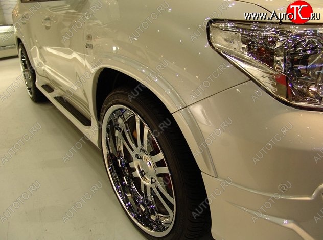 27 649 р. Накладки на колёсные арки Branew Toyota Land Cruiser 200 1-ый рестайлинг (2012-2015) (Неокрашенные)  с доставкой в г. Керчь