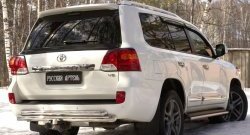 749 р. Реснички на фонари RA Toyota Land Cruiser 200 1-ый рестайлинг (2012-2015) (Неокрашенные)  с доставкой в г. Керчь. Увеличить фотографию 3