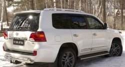 749 р. Реснички на фонари RA Toyota Land Cruiser 200 1-ый рестайлинг (2012-2015) (Неокрашенные)  с доставкой в г. Керчь. Увеличить фотографию 4