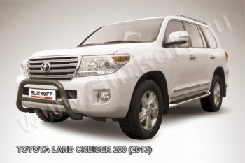 Кенгурятник d76 низкий Toyota Land Cruiser  200 (2012-2015) 1-ый рестайлинг