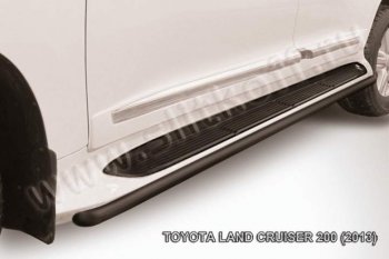 Защита штатного порога d42 Slitkoff Toyota Land Cruiser  200 (2012-2015) 1-ый рестайлинг