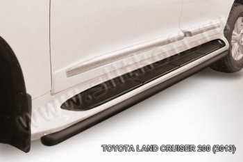 Защита штатного порога d57 Toyota Land Cruiser  200 (2012-2015) 1-ый рестайлинг