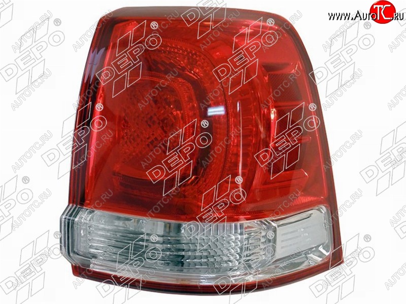 8 999 р. Правый фонарь DEPO  Toyota Land Cruiser  200 (2007-2012) дорестайлинг  с доставкой в г. Керчь