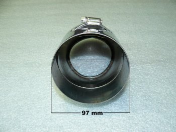 3 879 р. Насадка глушителя WINBO Toyota Land Cruiser 200 дорестайлинг (2007-2012)  с доставкой в г. Керчь. Увеличить фотографию 2