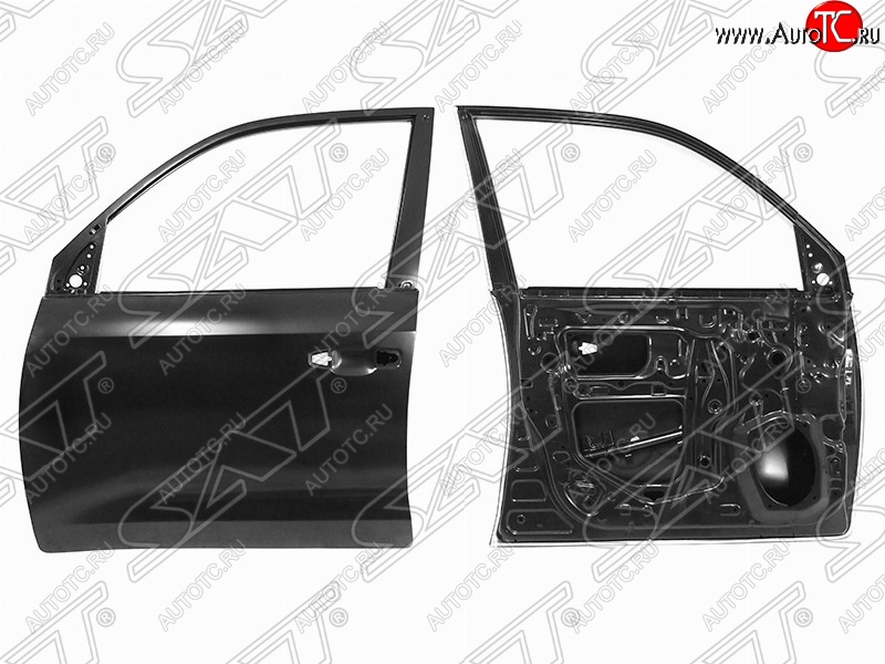 17 749 р. Левая дверь передняя SAT  Toyota Land Cruiser  200 (2015-2021) 2-ой рестайлинг (Неокрашенная)  с доставкой в г. Керчь