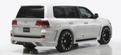 9 299 р. Лип спойлер WALD Toyota Land Cruiser 200 2-ой рестайлинг (2015-2021) (Неокрашенный)  с доставкой в г. Керчь. Увеличить фотографию 3
