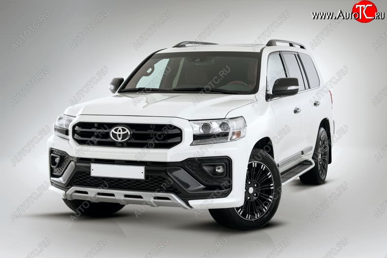 54 999 р. Бампер передний THOR Toyota Land Cruiser 200 2-ой рестайлинг (2015-2021) (Неокрашенный)  с доставкой в г. Керчь