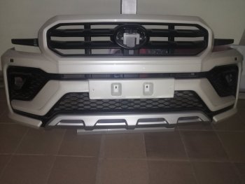 54 999 р. Бампер передний THOR Toyota Land Cruiser 200 2-ой рестайлинг (2015-2021) (Неокрашенный)  с доставкой в г. Керчь. Увеличить фотографию 12