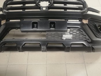 54 999 р. Бампер передний THOR Toyota Land Cruiser 200 2-ой рестайлинг (2015-2021) (Неокрашенный)  с доставкой в г. Керчь. Увеличить фотографию 8