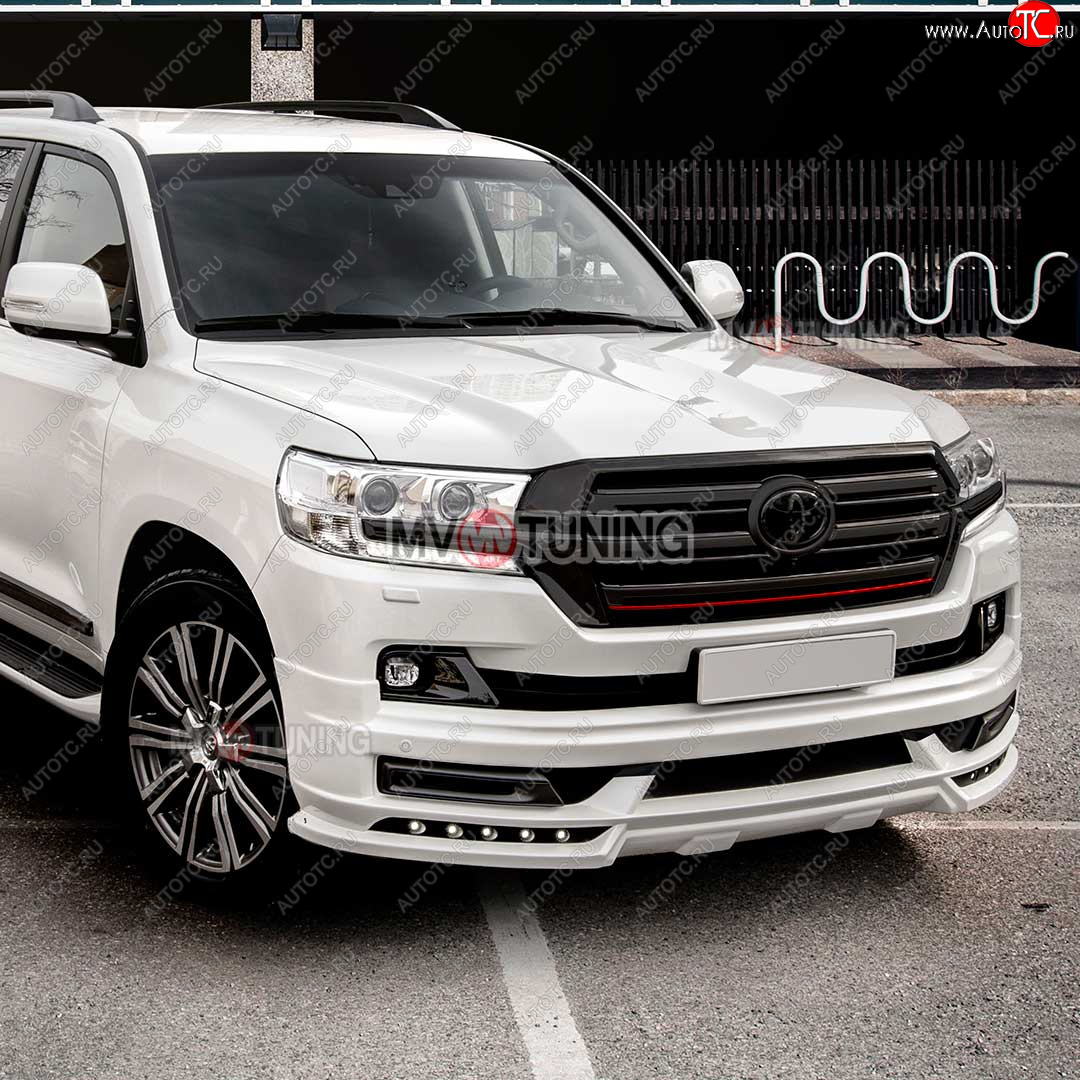 25 919 р. Юбка бампера WALD  Toyota Land Cruiser  200 (2015-2021) 2-ой рестайлинг (Неокрашенная)  с доставкой в г. Керчь