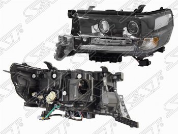Левая фара передняя SAT LED EXECUTIVE BLACK/WHITE Toyota Land Cruiser  200 (2015-2021) 2-ой рестайлинг