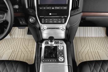 5 999 р. Коврик в салони премиум-класса Kvest Toyota Land Cruiser 200 2-ой рестайлинг (2015-2021)  с доставкой в г. Керчь. Увеличить фотографию 2