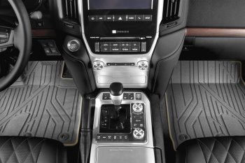 5 999 р. Коврик в салони премиум-класса Kvest Toyota Land Cruiser 200 2-ой рестайлинг (2015-2021)  с доставкой в г. Керчь. Увеличить фотографию 2