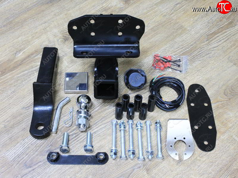 17 849 р. Фаркоп (тягово-сцепное устройство) TCC  Toyota Land Cruiser  200 (2015-2021) 2-ой рестайлинг (оцинкованный, шар Е нержавейка)  с доставкой в г. Керчь
