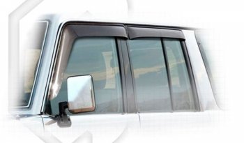 Дефлектора окон CA-Plastic Toyota Land Cruiser 70 5 дв. 2-ой рестайлинг (1999-2004)